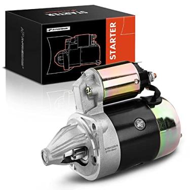 Imagem de A-Premium Motor de arranque compatível com Hyundai Accent 1995-2001, Stellar & Dodge Challenger, Colt, Ram 50 e Eagle Summit, Talon & Mitsubishi Eclipse, Galant & Plymouth Conquest, 12V 0,9KW 8 dentes