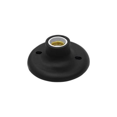 Imagem de Plafon Plafonier Simples Soquete Bocal E27 Em Porcelana - Taschibra, P