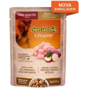 Imagem de Kit com 12 Unidades Ração Úmida Special Dog Sachê para Cães Adultos Sa