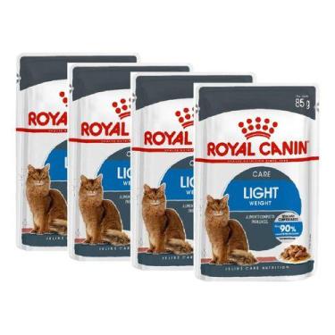 Imagem de Kit 4x rc sache light wet feline 85g - ROYAL CANIN