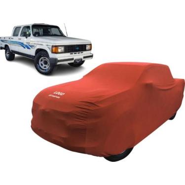 Imagem de Capa Camionete Chevrolet D20 Cabine Dupla Custom De Luxe - Mz, Vermelh