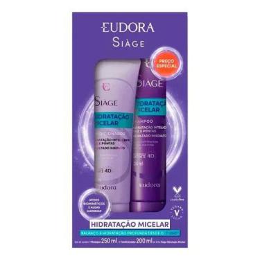 Imagem de Kit Eudora Siàge Hidratação Micelar Shampoo 250ml + Condicionador 200m