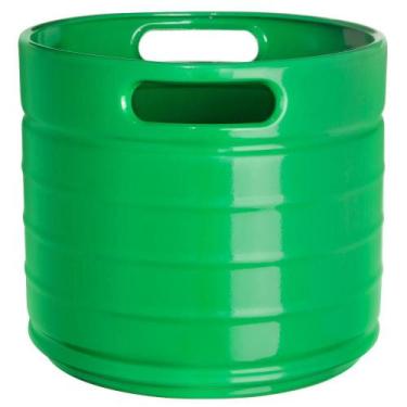 Imagem de Balde Gelo 7 Litros Cerveja Barril Verde Adega Bar Alumínio - Alumiart