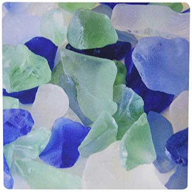 Imagem de 3dRose LLC Mouse pad 20,3 x 20,3 x 0,63 cm, vidro marinho azul e verde (mp_39654_1)