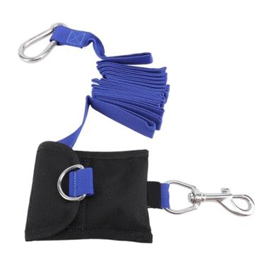 Imagem de Cordão de Mergulho, Alça Anti-perda de Montagem Lateral de Nylon Bcd, Corda de Segurança Subaquática para Parceiro (Azul)