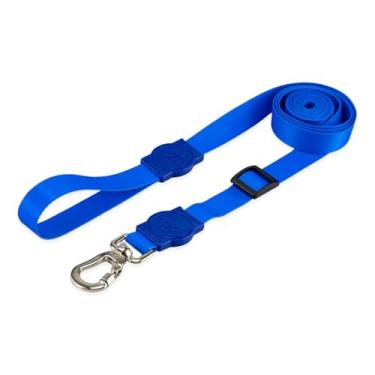 Imagem de Mood Pet Coleira Guia Retrátil Para Cães Cachorro Adestramento Passeio Porte Grande Médio Pequeno (Blue, P)