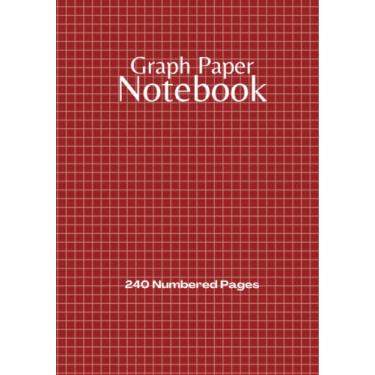 Imagem de Executive Graph Paper Notebook: Project Workbook with 240 Numbered Pages Quad Ruled 5 x 5 Graph Paper | 7" x 10" Executive Size | PLUS 20 Lined Pages | For Ideas, Notes, Sketches