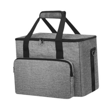 Imagem de AsrMyjcx Estojo de transporte portátil para carregamento, acessórios de cabo, organizador de estação de energia, bolsa de armazenamento para mochila,