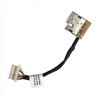 Imagem de HSSDTECH Cabo de tomada de alimentação CC para substituição de plugue de porta de carregamento para HP Envy x360 15M-EE 15m-ee013dx Laptop DC in Power Jack Cable L93195-001 807522-001