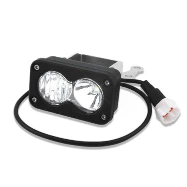 Imagem de MLWRID Kit de farol com suporte de montagem compatível com SurRon Segway X260 e Talaria, kit de farol de bicicleta suja holofote branco transparente, acessórios Sur-ron (luz branca)