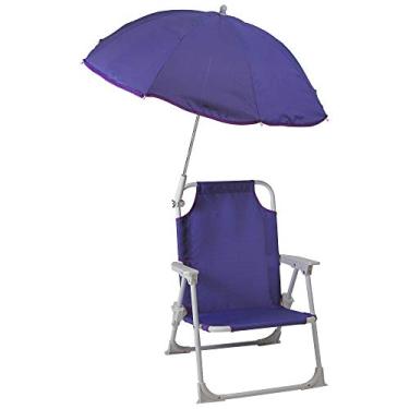 Imagem de Redmon Beach Cadeira guarda-chuva infantil para bebês, roxa, 35 cm L x 30 cm P x 92 cm A