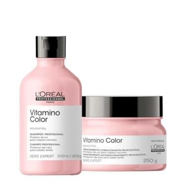 Imagem de Kit L'Oréal Professionnel Vitamino Color Shampoo e Máscara P (2 Produtos)