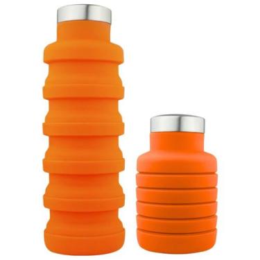 Imagem de Garrafa Dagg Eco Retrátil Silicone Dobrável 500ml Mini Squeeze Garrafi