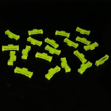 Imagem de 20PCS Servo Cable Clip Lock Servo Extension Cable Connector Clip Lead Wire Lock for RC Airplane Car Boat RC Toy DIY Model Part (Yellow)