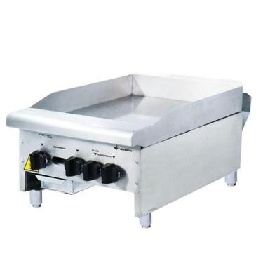 Imagem de Chapa Americana a Gás 45 cm Profissional Baixa Pressão 18 mm Venâncio 