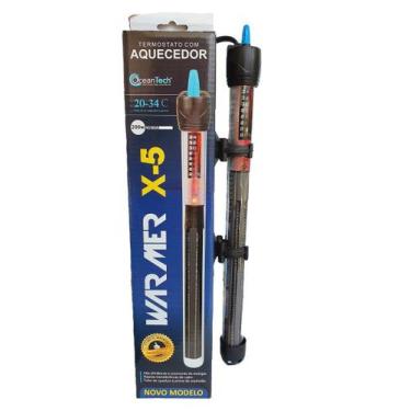 Imagem de Termostato Aquecedor Oceantech 200w Aquários Até 220 Litros - Ocean Te