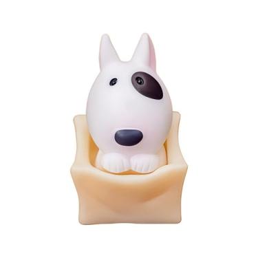 Imagem de Decoração de cachorro bull terrier fofo carro decoração espelho retrovisor decoração painel decoração figura caminhão interior decoração engraçado presentes decorativos desenhos animados figura