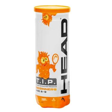 Imagem de Bola de Tênis Head tip Laranja X3 (All Court - Tubo com 3 bolas)