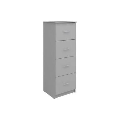 Imagem de Arquivo 04 Gavetas Pasta Suspensa – 1,320,460,42m – incoflex – cinza/cinza – 21211