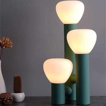 Imagem de Lâmpada de mesa moderna nórdica Moda Criatividade Sala de estar Quarto Estudo Villa Hotel Casa Móveis LED Luzes decorativas (Estilo 26)