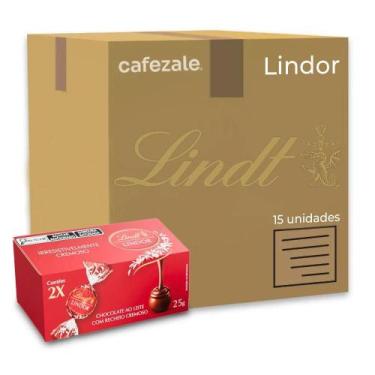 Imagem de Trufa Lindt Lindor Duo Milk Ao Leite Kit 12 Caixas De 25G