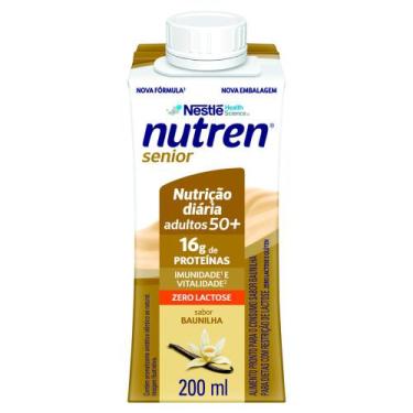 Imagem de Nutren Senior Zero Lactose Sabor Baunilha com16g de Proteínas 200ml