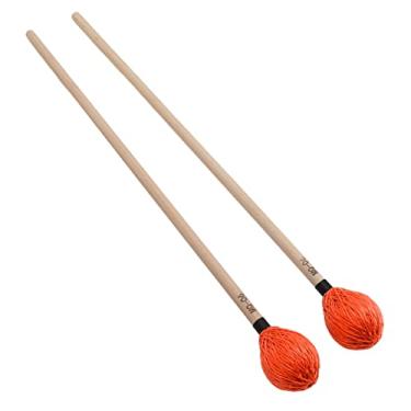 Imagem de P Marimba S Com Cabeça de Fios Médios e Alça de Bordo Confortável para Entusiastas da Percussão (Laranja)