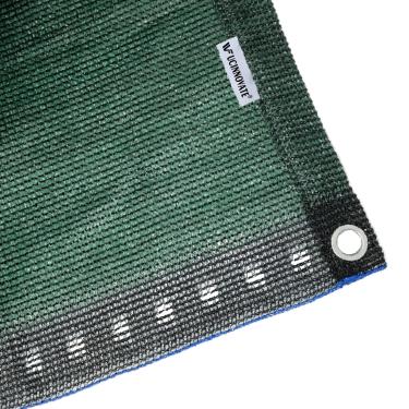 Imagem de UCINNOVATE 70% pano de sombra verde 2 x 4 m tecido de malha protetor solar pano de guarda-sol de jardim, cobertura de planta resistente a UV durável, rede de sombra verde com ilhós e ilhós para