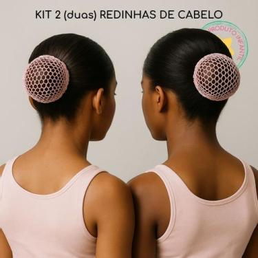 Imagem de Kit 2 Redinhas de Ballet Infantil para Cabelo - Magic Sky, Rosa, Único