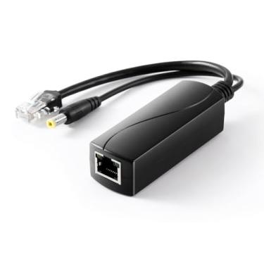 Imagem de REVODATA Divisor Poe 2,5G 12V/1A, Plugue Dc 5,5 X 2,1 Mm, Saída De 48V Para 12W, Ethernet 2,5Gbps Compatível Com Ieee 802.3Af/At, Plug And Play Câmera Ip, Casa Inteligente