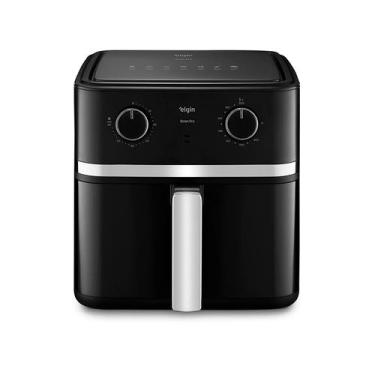 Imagem de Fritadeira Elétrica Sem Óleo Air Fryer Elgin Gran Fry 220v 8L, Preto, 