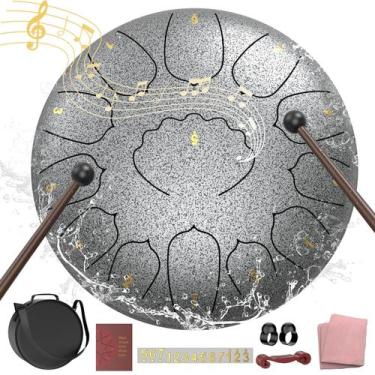 Imagem de Tambor de lingueta de aço MENGBEI D Major 13 Note com acessórios