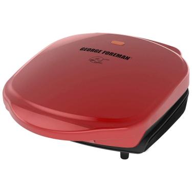 Imagem de Grill 2 Porções, 110v, GEORGE FOREMAN GR10RM, Vermelho