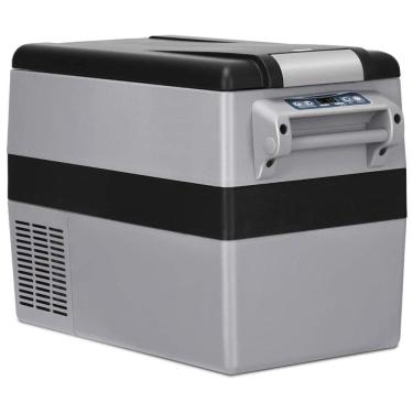 Imagem de Mini Geladeira e Frigobar para carro Portátil Capacidade 42 Litros 12V 24V, COSTWAY 23822 CYXY, Cinza