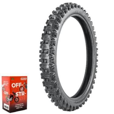 Imagem de Kit Pneu Crf 250r-x 90/90-21 57r Tt Exc007 Medium Soft Borilli + Câmar