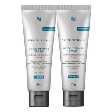 Imagem de Kit 2 Protetor Solar SkinCeuticals UV Oil Defense FPS 80 40g