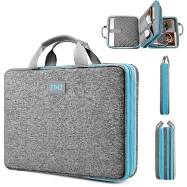Imagem de ZINZ Capa fina expansível para laptop de 15,6 polegadas capa protetora durável reciclada compatível com MacBook de 15 polegadas e 16 polegadas e a maioria dos notebooks de 38.1 cm 39.6 cm 40.6 cm