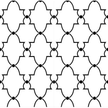 Imagem de Papel de parede geométrico de PVC moderno preto e branco não autoadesivo quarto sala de estar escritório decoração de hotel papel de parede - preto e branco - 53 * 950 cm