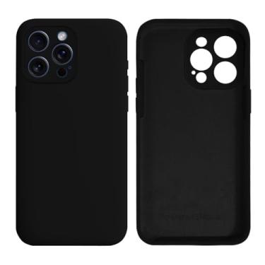 Imagem de Capinha Compativel com iPhone 15 Pro Max Com Proteção de Câmera em Silicone com Interior Aveludado