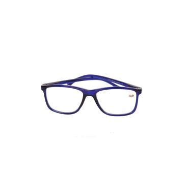 Imagem de Óculos com lupa de Leitura Feminino Grau +3,50, Lente em Acrílico, Armação Moderna e Confortável MOD FXPZ 068