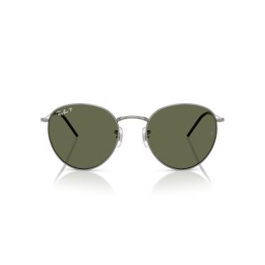 Imagem de Óculos de Sol Ray-Ban Polarizado Round Reverse 0RBR0103S 004/9A Tam 53 / Chumbo - Lentes Verde