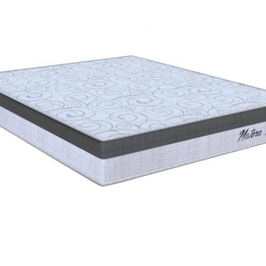Imagem de Colchão Viúva Matera Ml eps - D33 Misto Espuma 26x128x188cm Branco/Cinza