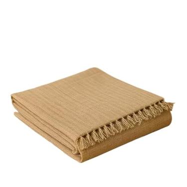 Imagem de Manta Sofá Gigante 2,40 x 1,80M – Algodão Premium Grossa | Protetora Decorativa para Cama e Sofá King Size(POP CRU MESCLADO 2,20 X 1,50m)