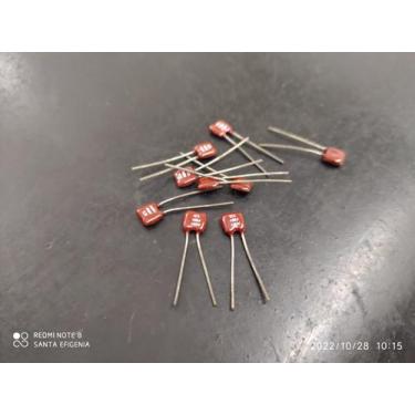 Imagem de 3x Capacitor Mica Prata 100pf/100v 5% Cm00 Icl
