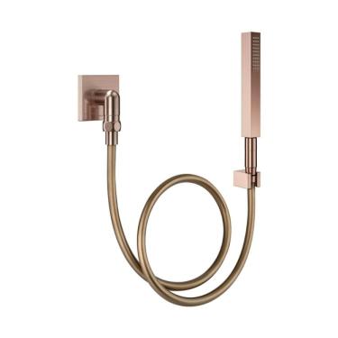 Imagem de Ducha Manual Docol Square 1834769 Cobre Escovado