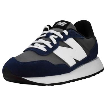 Imagem de New Balance Tênis de corrida masculino 237 V1 Classic Road, Castlerock/branco, 41