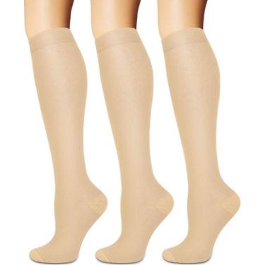 Imagem de Meias de compressão Sooverki para mulheres e homens (3 pares)
