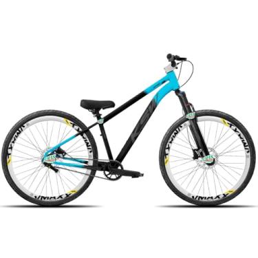 Imagem de Bicicleta KSW do Grau Kit 1x1 Freio Hidráulico Pneus Flame,AZUL DEGRADE PRETO 1