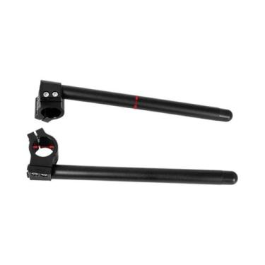 Imagem de Guidão Universal Ajustável Para Motocicleta 31-51MM Clip-On Para Cafe 