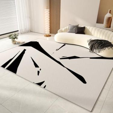 Imagem de Tapete decorativo para sala de estar, macio e fofo, para estudo, casa, grosso, lavável, tapete grande para quarto (200x300 cm/C)